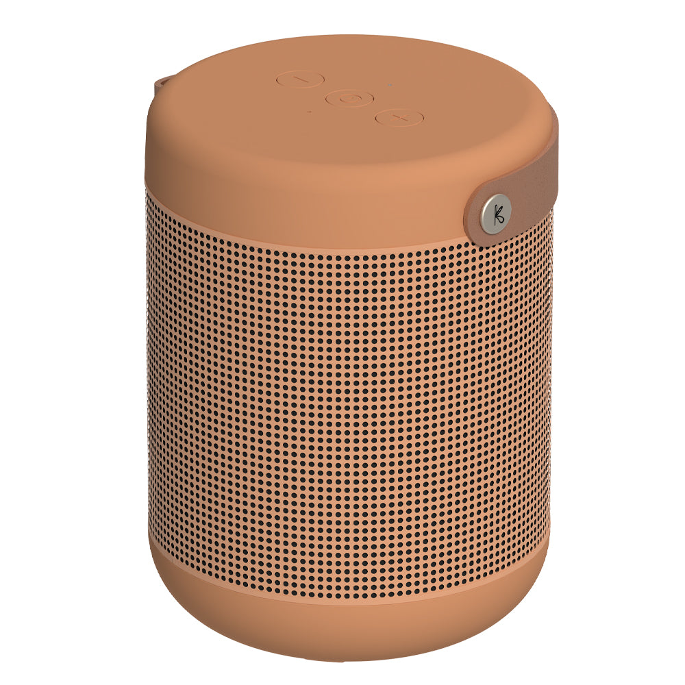 V398-KFJL05-202508251025-00 Kreafunk Amajor 2 Bluetooth Speaker - Cotta Orange - Image 1