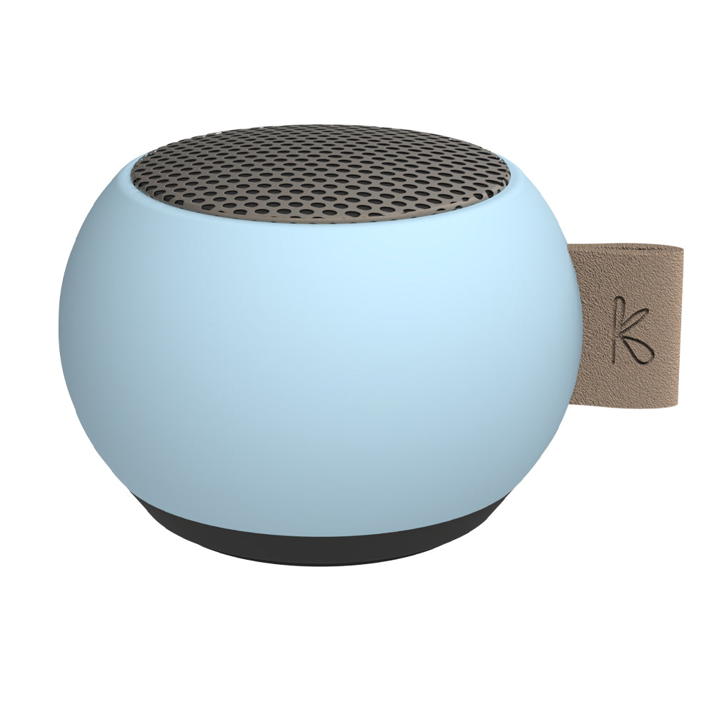 V398-KFWT154-202508251025-00 Kreafunk Ago Mini Bluetooth Speaker - Cloudy Blue - Image 1