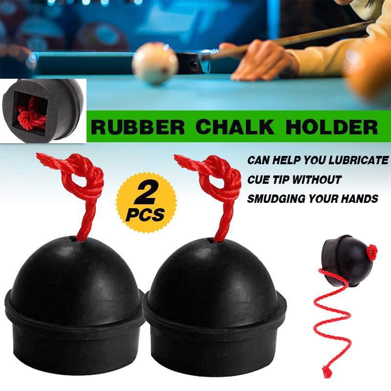 V528-2PCSRUBBERCHALKHOLDER-544069-202509291436-00 2PCS Rubber Chalk Holder for Billiard Pool Snooker Table Cue Stick Club AU STOCK - Image 1