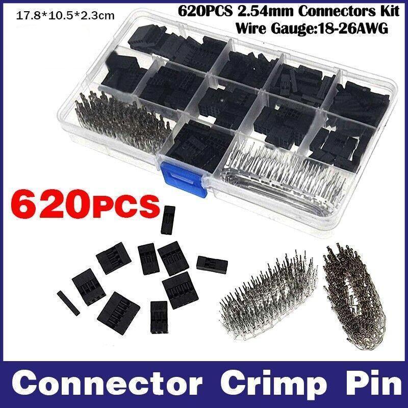 V528-620CONNECTOR-769066-202509251410-00 620X Connector Crimp Pin Male Housing Kit Female Dupont Wire Jumper Pin Header - Image 1