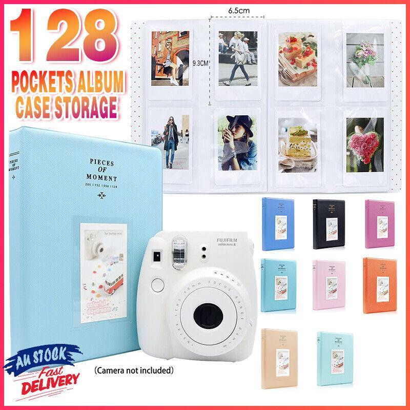 V528-9360312001234-202509301945-00 128 Pockets Album Case Storage For Polaroid Photo FujiFilm Camera Film - Pink - Image 1