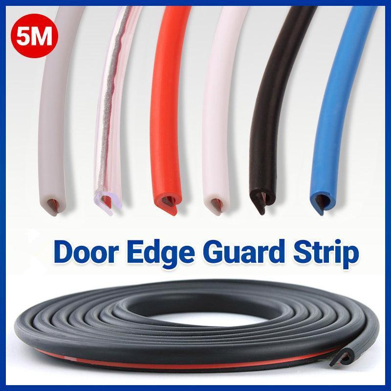 V528-9360312083643-202509302127-00 5M Car Door Edge Protector Strip Anti-Scratch Protection Rubber Trim Seal Au - Black - Image 1