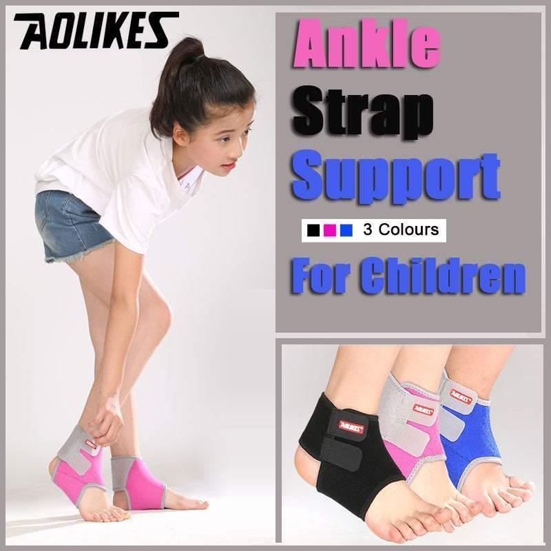 V528-9360312171012-202509301909-00 S Size AOLIKES One Pair Ankle Support Brace Wrap with Cushioned Pads - Black- Small* 1 Pair - Image 1