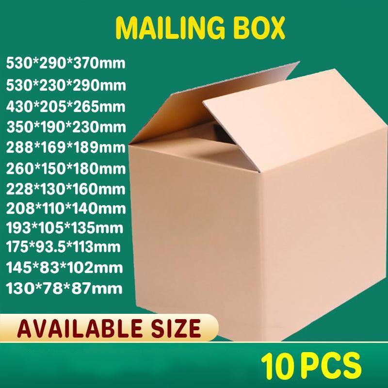 V528-9360312176567-202510010827-00 3-Layer Mailing Box Carton Small Medium Large Cardboard Parcel Boxes - Carton - 208x110x140mm - Image 1