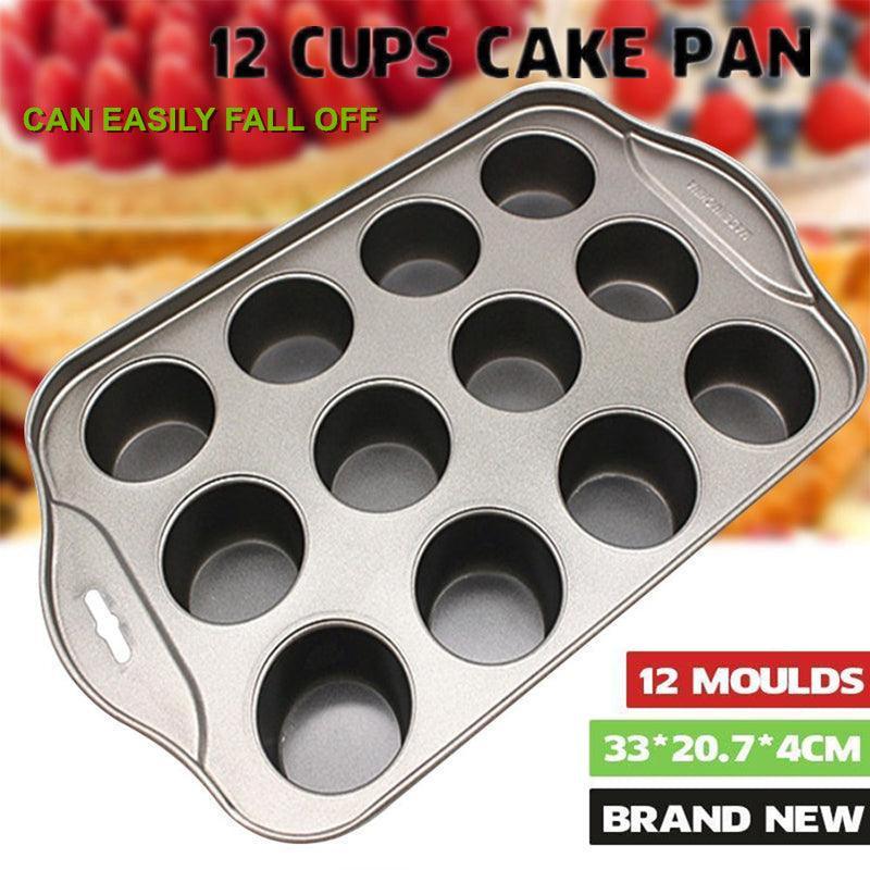 V528-BAKINGTRAY-193163-202509251053-00 12 Cups Individual Mini Cheesecake Pan with Loose Base - Image 1