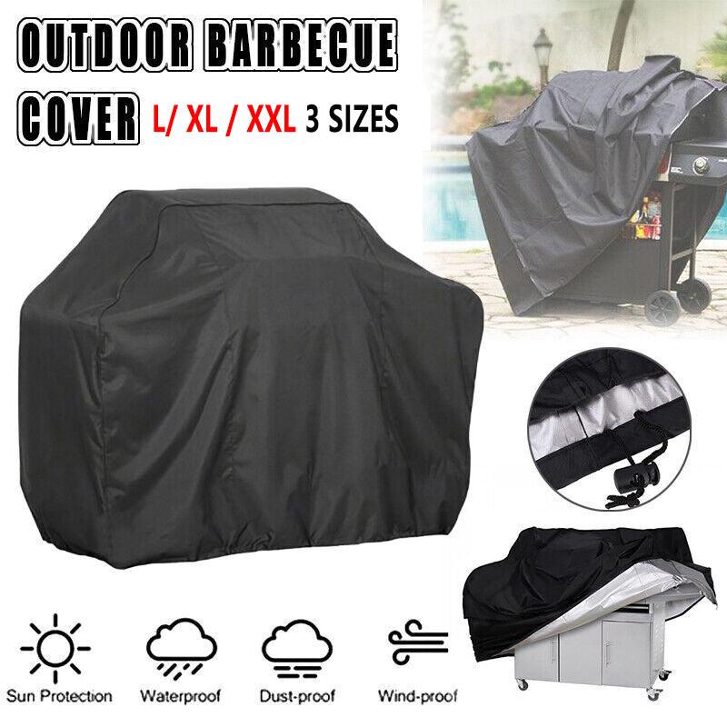 V528-BBQCOVER-L-221594-202510010018-00 Waterproof Bbq Cover Heavy Duty Rain Gas Barbeque Smoker Grill Protector L/XL/XXL - L - Image 1