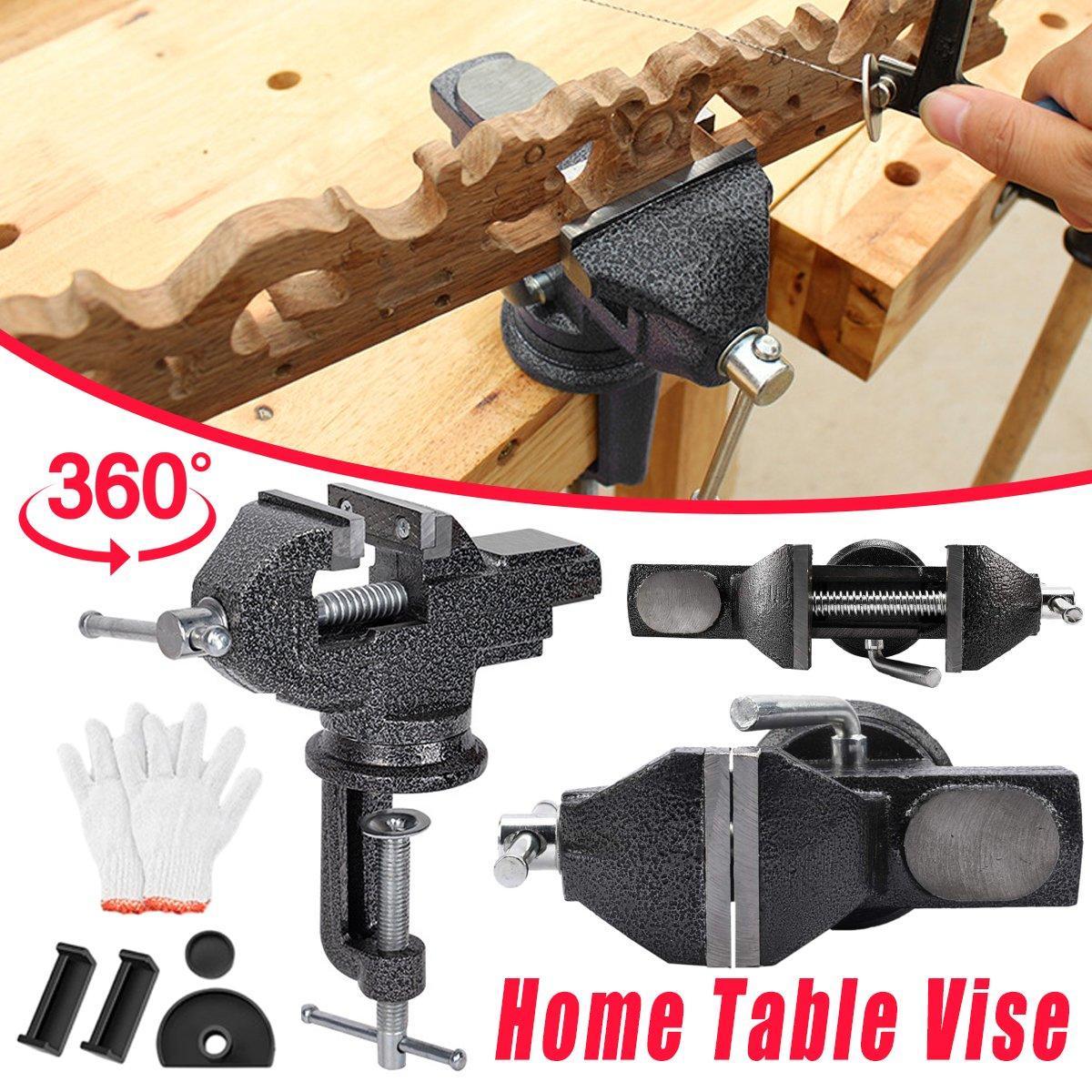 V528-BENCH-VISE-BLACK-911310-202509251415-00 Mini Vice Clamp Table Clamp Workbench Desk Small Craft Hobby Model Maker Tool - Image 1