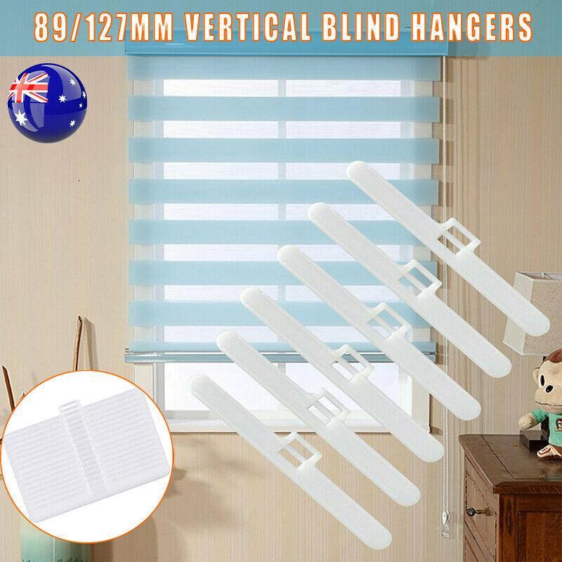 V528-BLADE-89-20PCS-45661-202509301445-00 89/127Mm Vertical Blind Top Hangers For Slats Hanger Blade Curtain Spare Parts - 89MM - Image 1