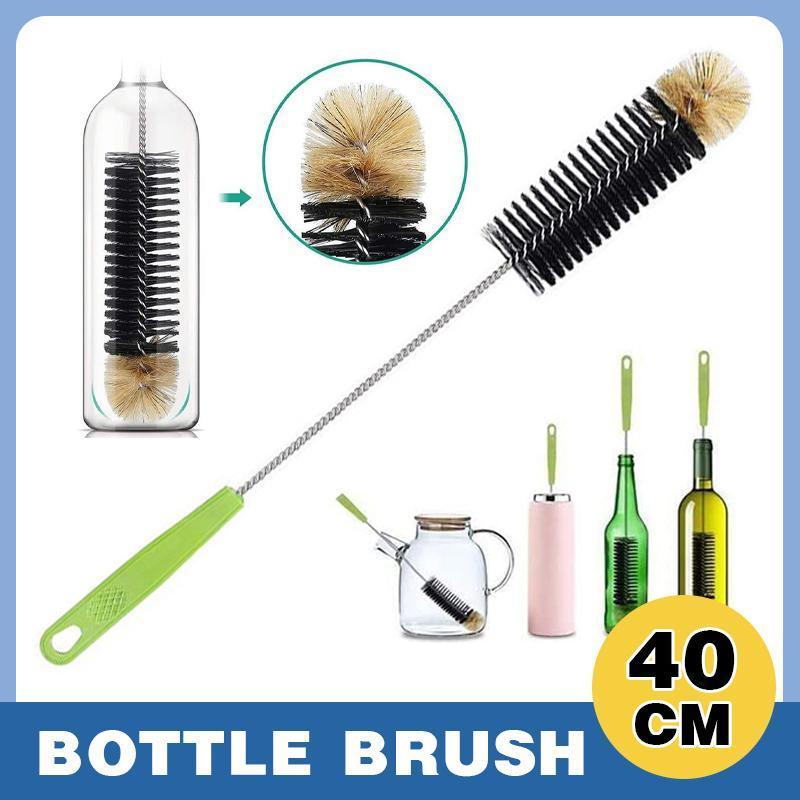 V528-BOTTLEBRUSH-421430-202509291636-00 Long Bottle Cleaning Brush 40cm Nylon Wine Water Thermos Jar Scrubber - Image 1