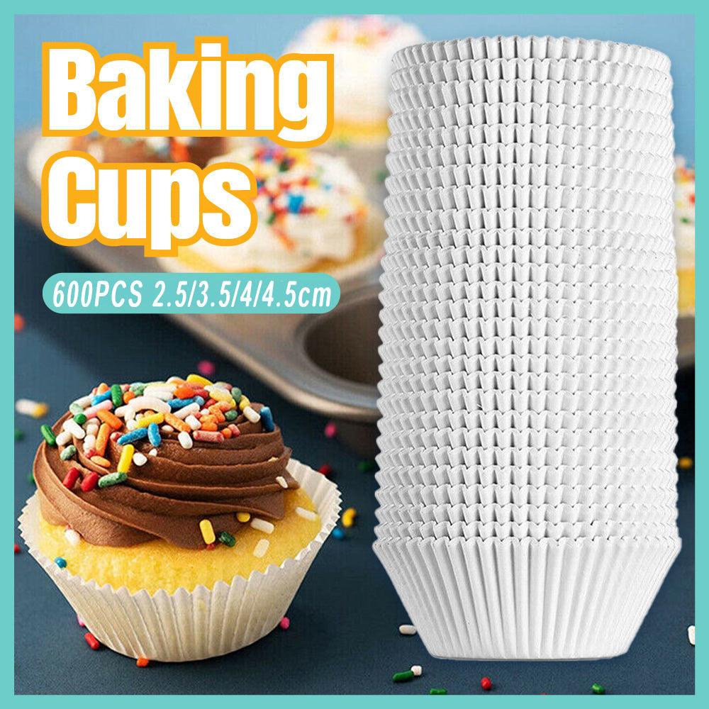 V528-CAKEPAPERCUP-10-5CM-600PCS52429-202509301536-00 Patty Pans Muffin Cases Choc 600/Pk Cake Boards Cupcake Liners Boxes Baking Cups - 600PCS-4CM - Image 1