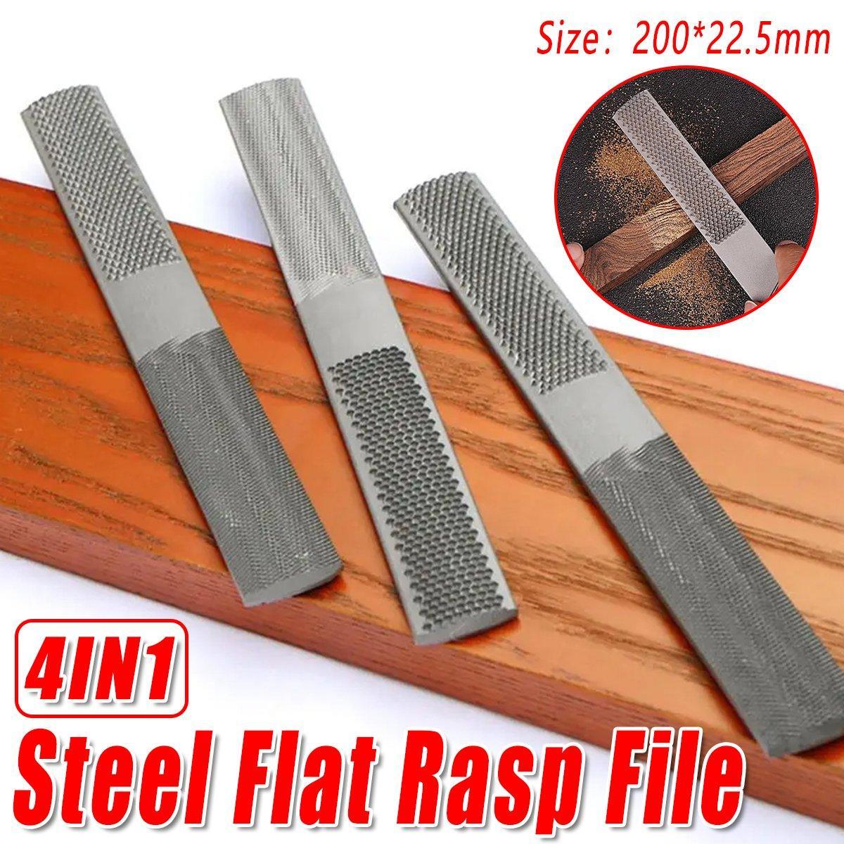 V528-CARPENTER-FILE-880866-202509251636-00 4 in 1 Woodworking File Set Multi Purpose Metal Rasp File DIY Hand Tool Kit - Image 1
