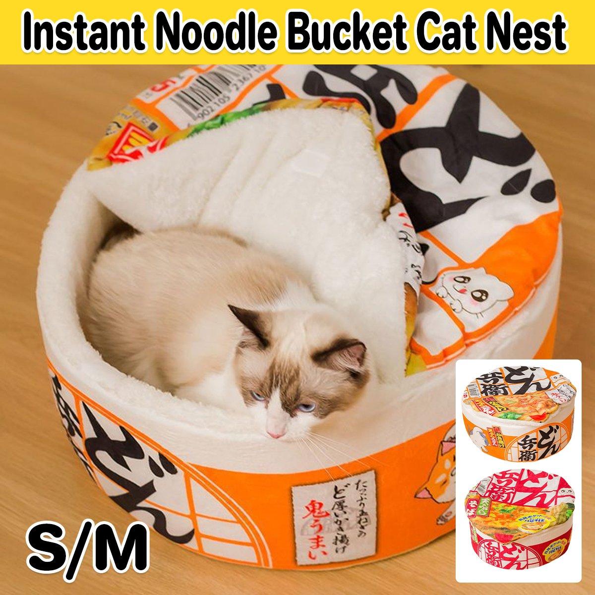 V528-CATTERY-ORANGE-M-536451-202510010437-00 Insulated Winter Pet House Warm Bubble Bucket Dog Kennel Cat Shelter Indoor - Orange-M - Image 1