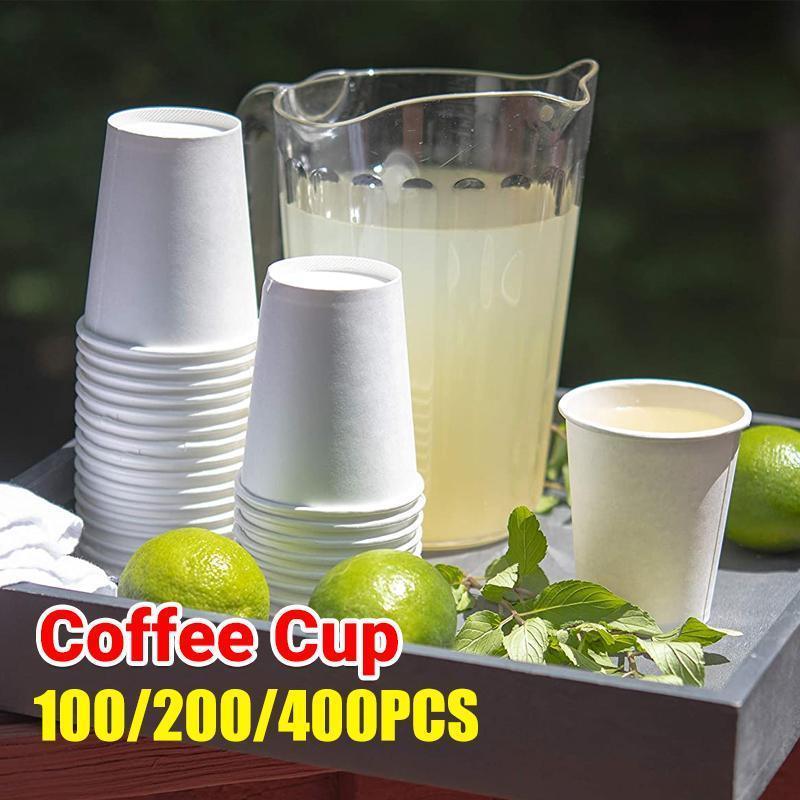 V528-COFFEECUP-100PCS-16OZ-323158-202509301636-00 Disposable Coffee Cups Takeaway Paper Single Wall 16oz No Lids - 100pcs (50 Cups No Lids) - Image 1