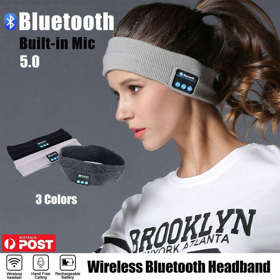V528-COLOUR-DARKGREY52761-202509302001-00 Wireless Bluetooth Headband Earphone Stereo Sport Headphone Headset Sleep New - Dark grey - Image 1