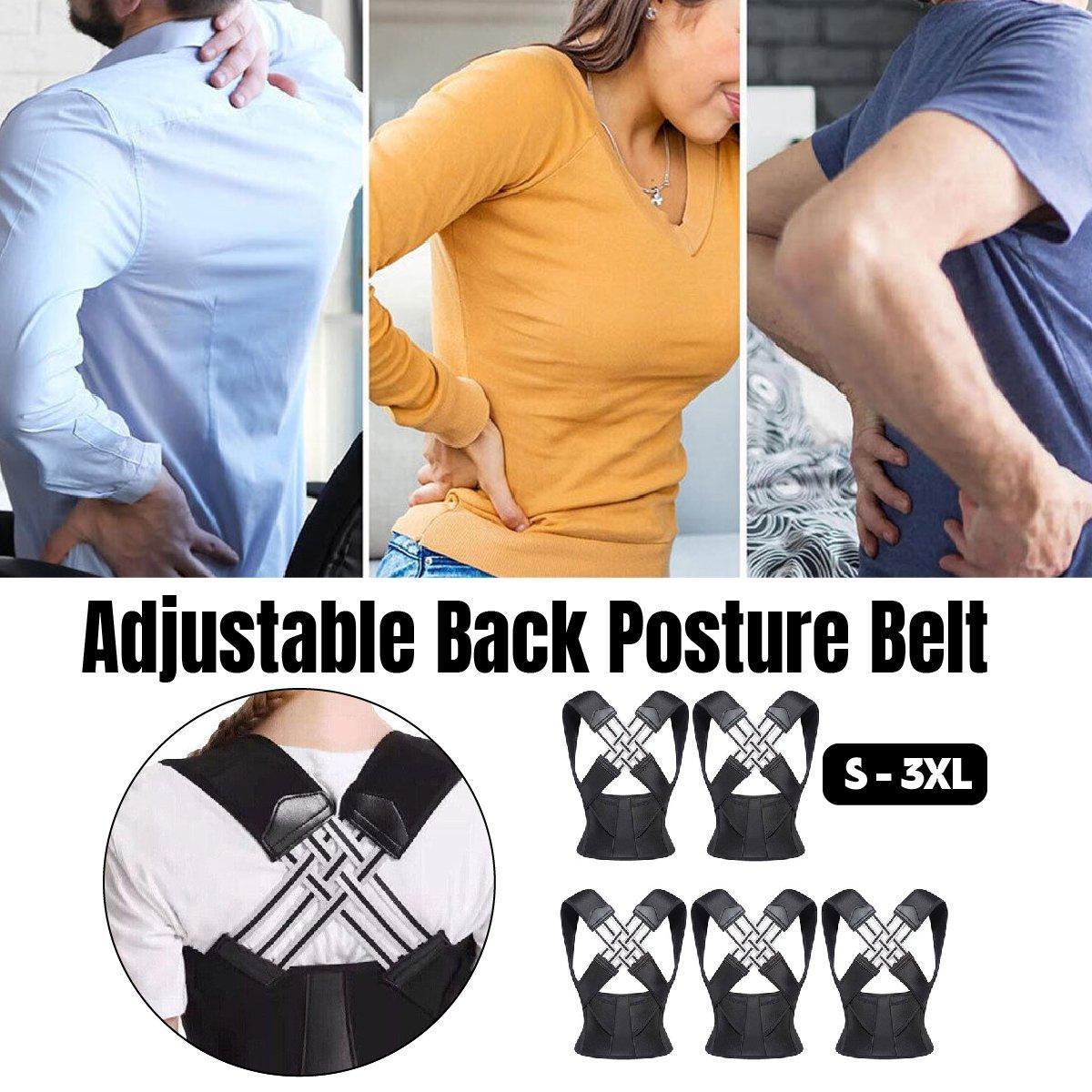 V528-CORRECTIVE-STRAPS-L-922778-202509301900-00 Adjustable Back Posture Corrector Support Belt for Unisex Hunchback Correction - L - Image 1