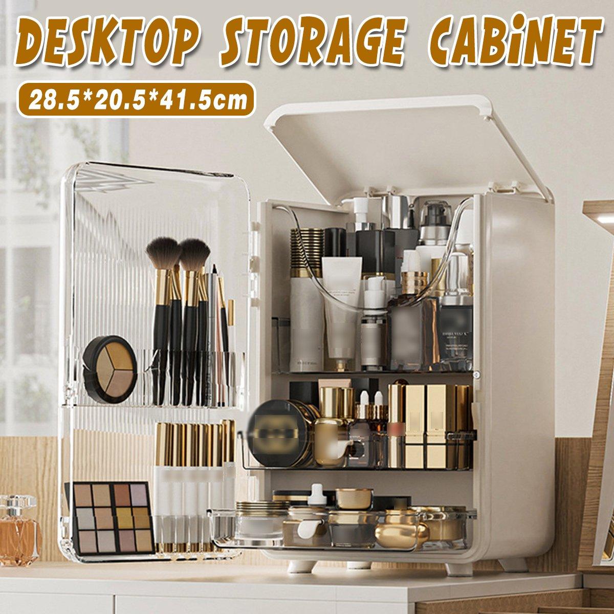 V528-COSMETIC-STORAGE-999720-202509251020-00 Large Capacity Desktop Organizer Makeup Organizer Storage for Home Office - Image 1