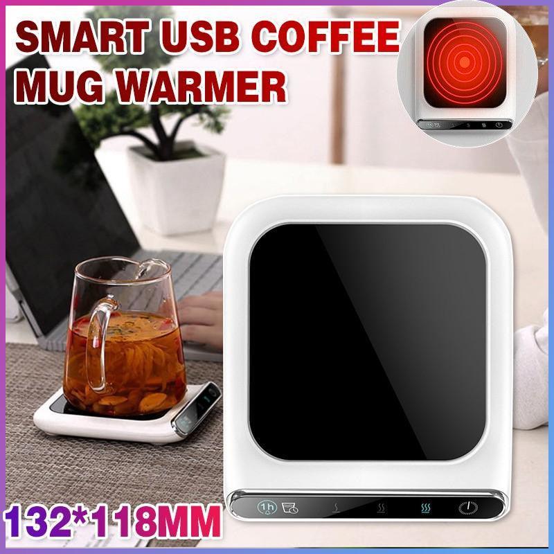 V528-CUPHEATERPAD-217928-202509291718-00 Smart USB Coffee Mug Warmer Pad for Tea Milk Cup Heating Plate - Image 1
