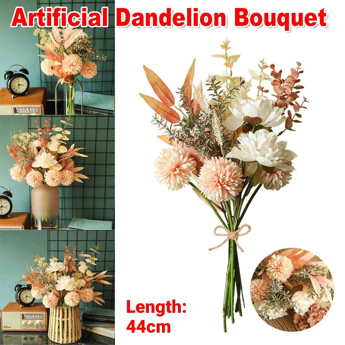 V528-DANDELION-BOUQUET-715245-202509251341-00 Home Decor Fake Flower Bouquet Artificial Flowers Living Room Wedding Decoration - Image 1