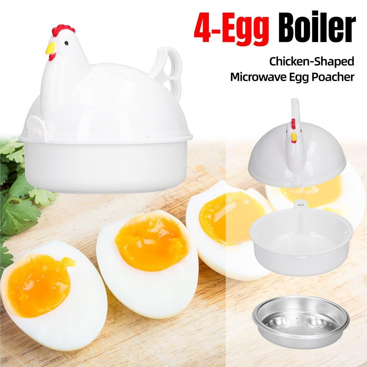 V528-EGG-STEAMER-231047-202509251246-00 Microwave Oven Egg Steamer Boiled Egg Artifact Boiled Egg Mini Household Special Heating Box - Image 1