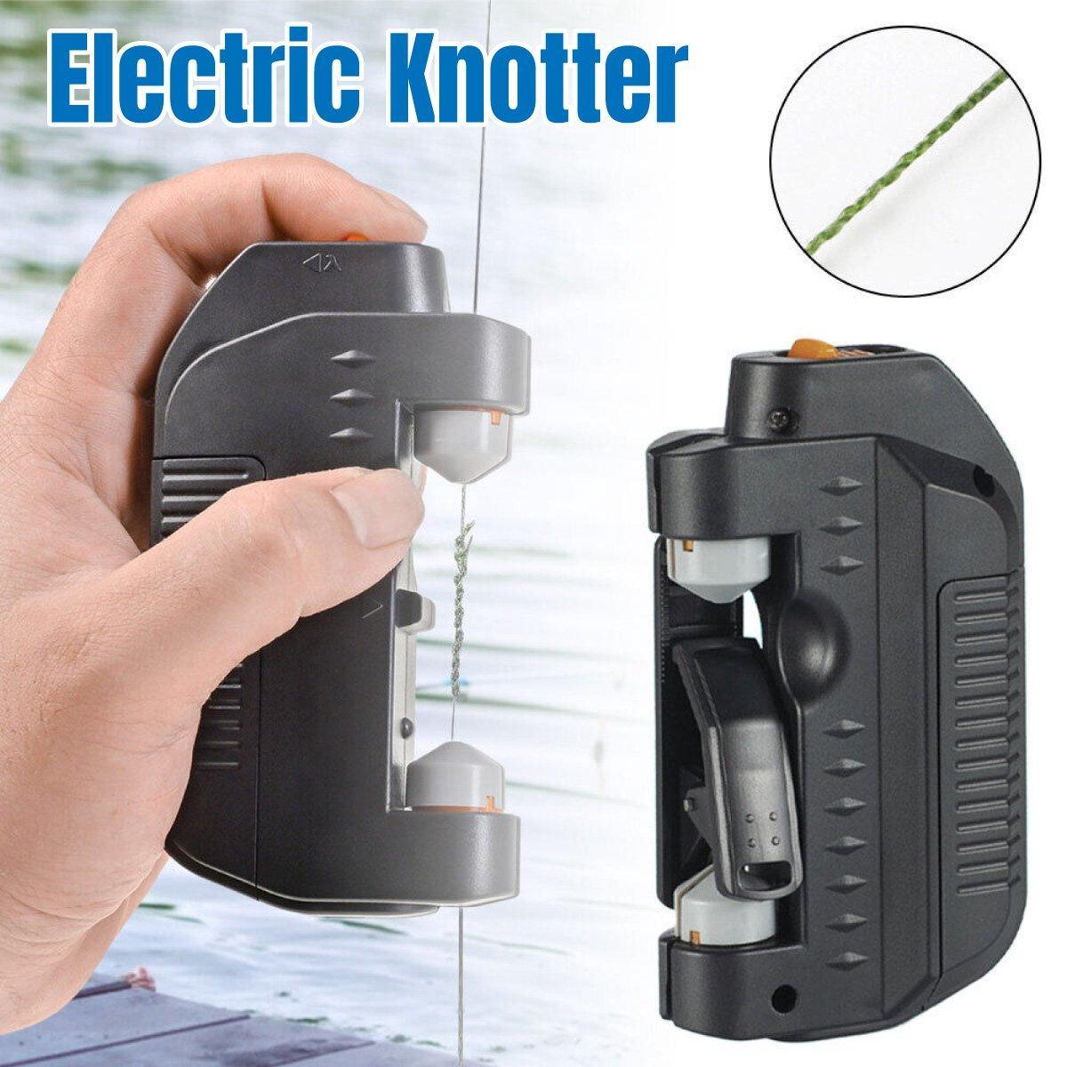 V528-ELECTRICKNOTTER-BLACK-212057-202509250954-00 Electric Knotter Leading Line Tying Device Outdoor Fishing Subknotter Gear Tool - Image 1
