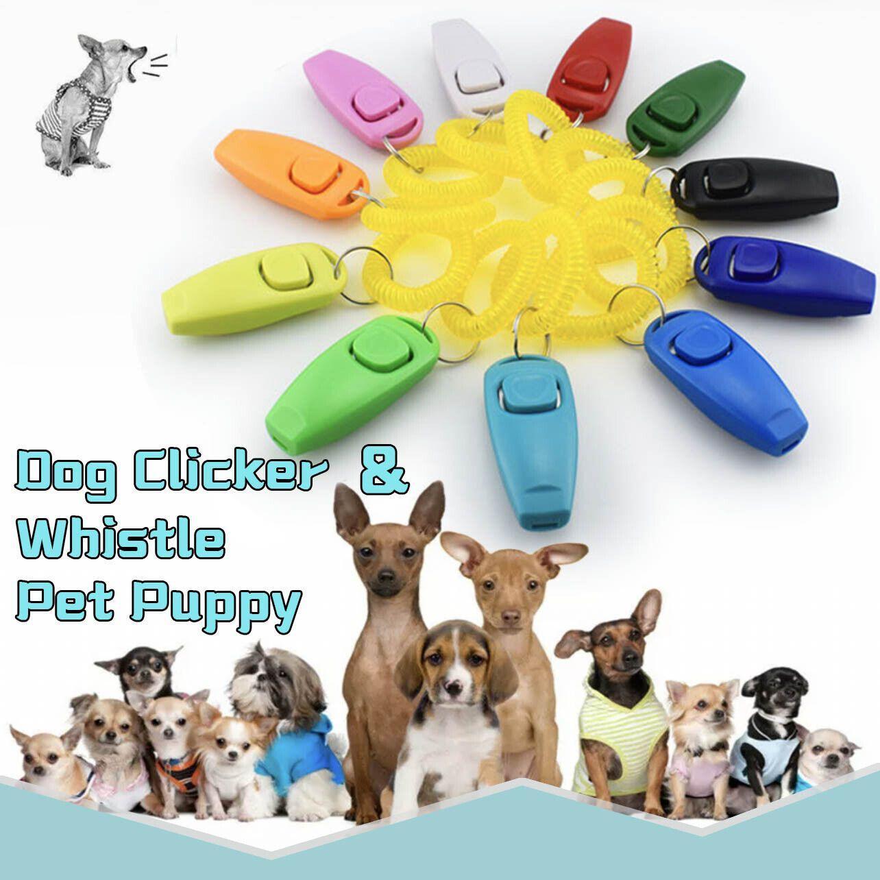 V528-EMCOLOUR-EMERALDGREEN71322-202509301401-00 Dog Whistle and Clicker Set for Training Stop Barking Obedience Tool Combo - Emerald Green - Image 1