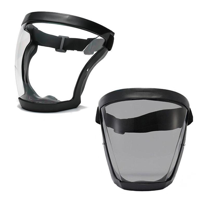 V528-FACESHIELD-BLACK-2PCS-489456-202510010836-00 Super Protective Mask Anti-Fog Full Face Shield All-Inclusive For Men and Women - Black-2PC - Image 1