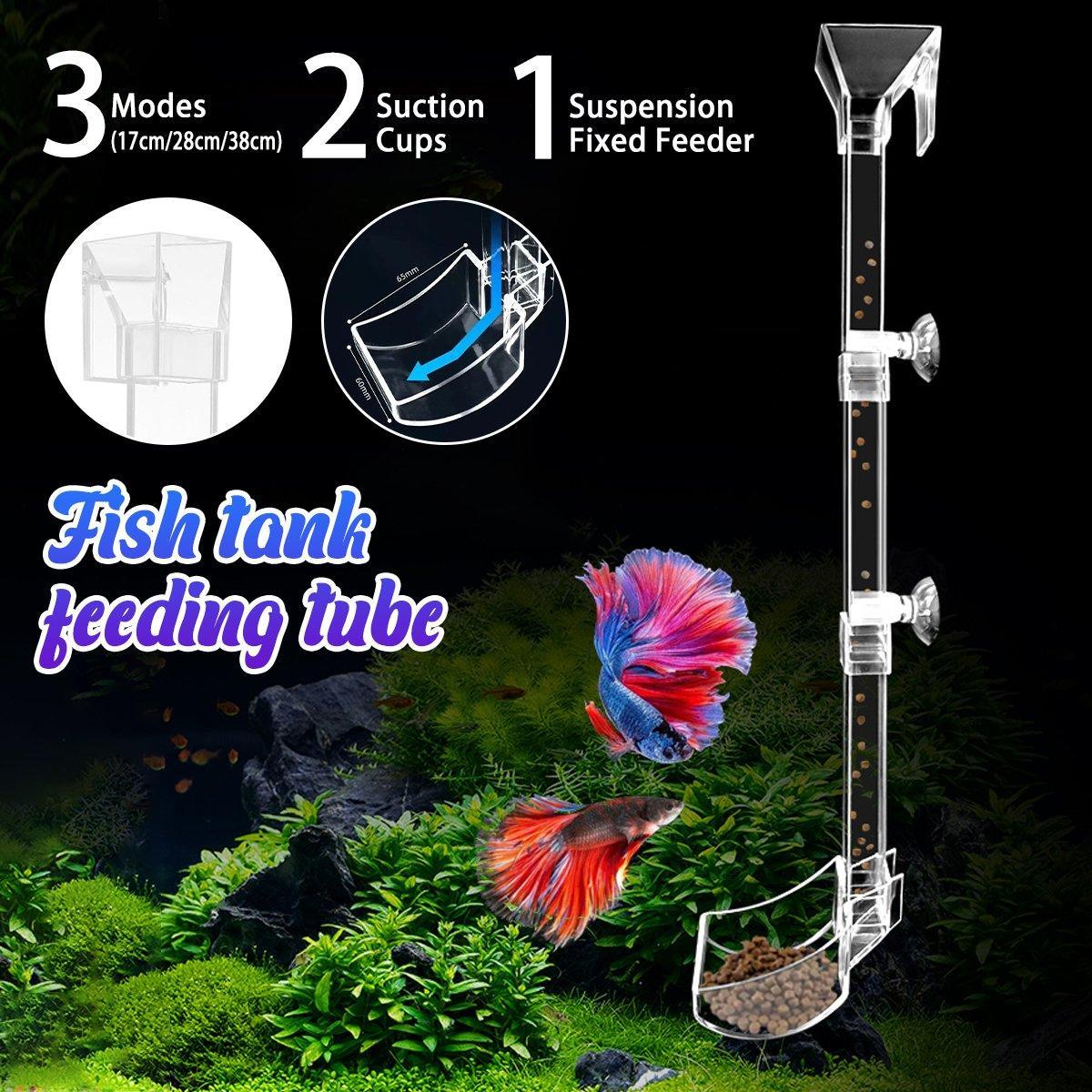 V528-FEEDING-TUBE-157871-202509251541-00 Aquarium Feeding Tube Multifunctional Fish Tank Floating Feeding Ring Shrimp Feeder - Image 1