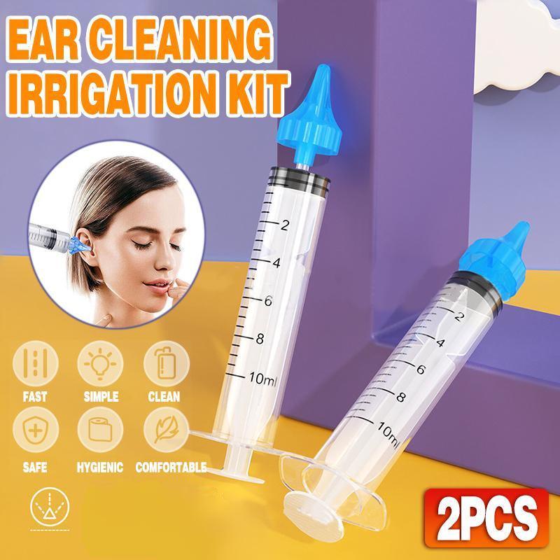 V528-FLUSHERS-2PCS-82892-202509251145-00 2PCS Ear Cleaning Irrigation Kit Safe Water Flushing Ear Wax Removal Syringe - Image 1