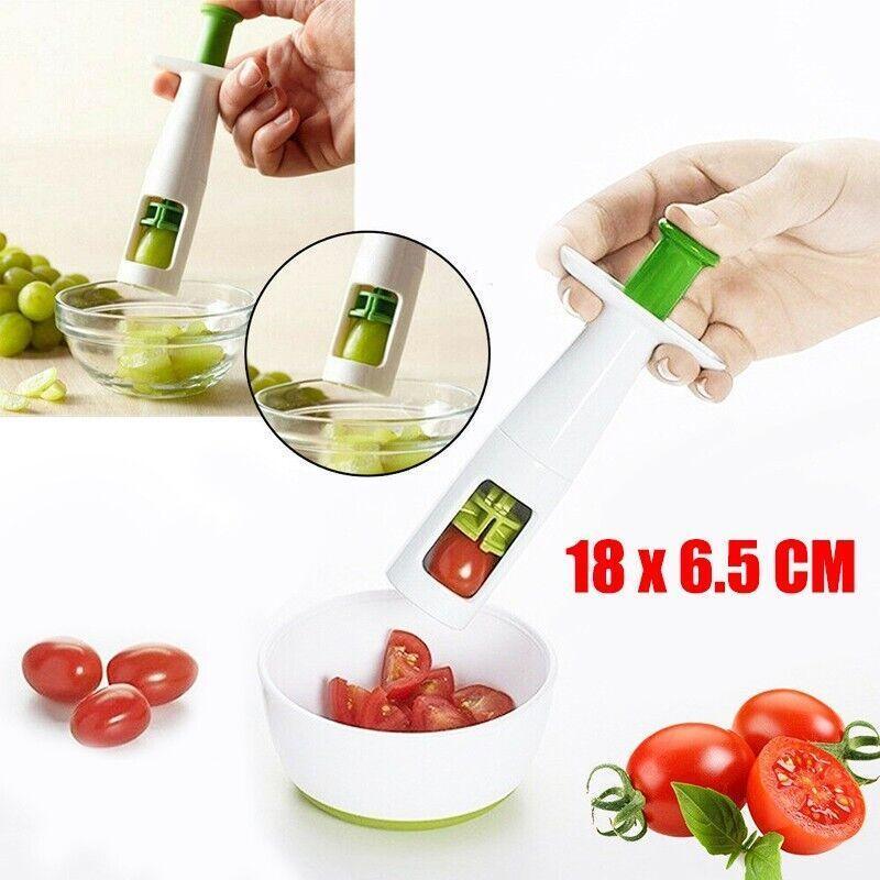 V528-FOODCUTTERTOOL-104138-202509291736-00 Grape and Cherry Slicer Cutter Tool for Fruit and Vegetable Prep - Image 1