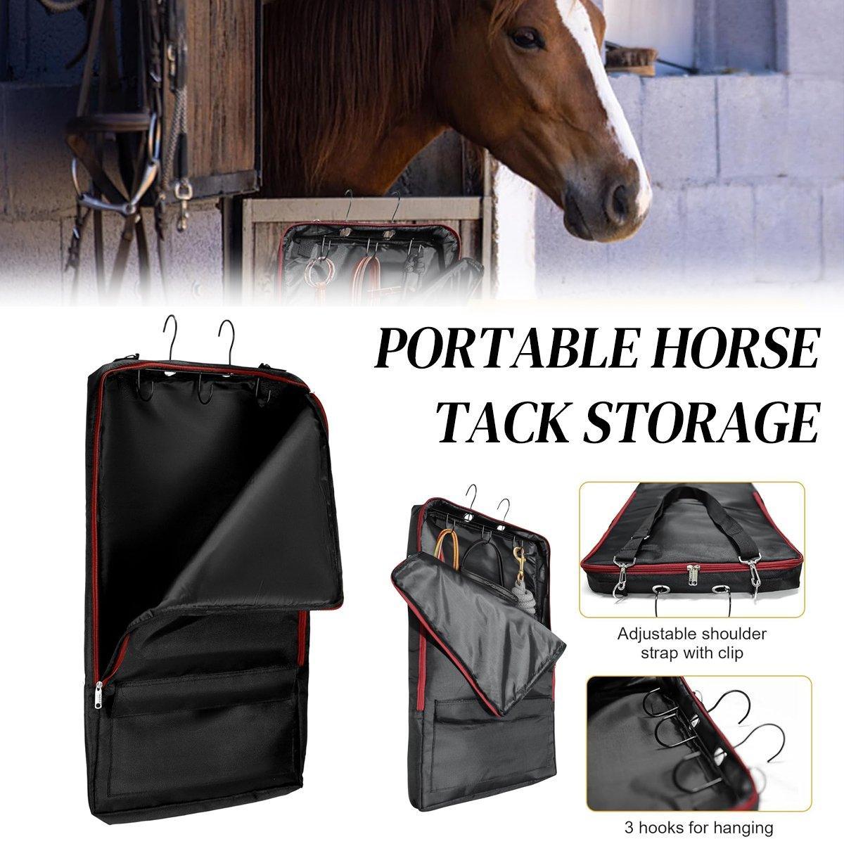 V528-HARNESS-STORAGE-BAG-533486-202509251053-00 Horse Tack Carry Bag Bridle Halter Bag Pouch Storage Bag Portable Equestrian - Image 1