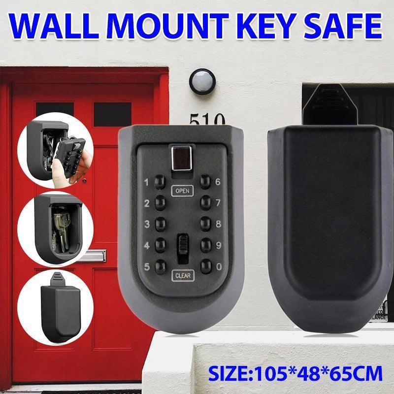 V528-KEYBO-187090-202509291501-00 1X Outdoor Wall Mount Spare Key Safe Box Lock Holder Water Weather Proof New - Image 1