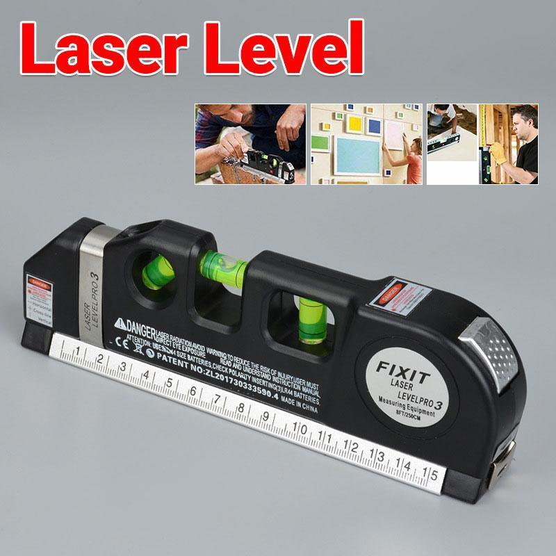 V528-LASERLEVEL-911390-202509251331-00 Multipurpose Laser Level Self Levelling Cross Balance Line Wall Measuring Tool - Image 1