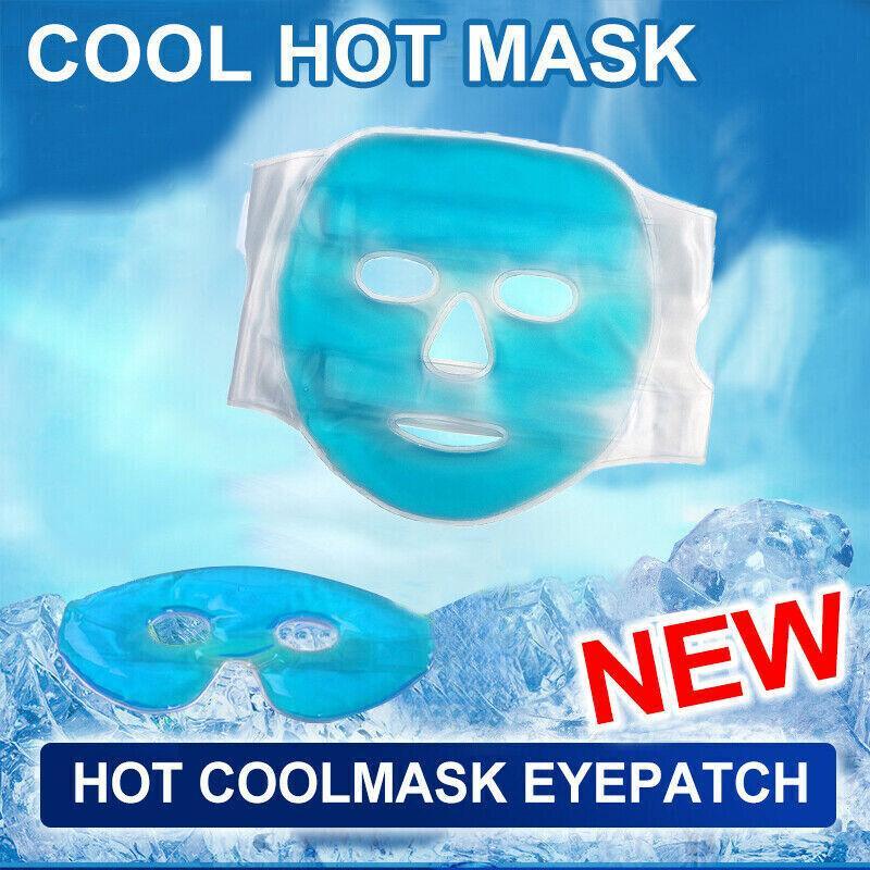 V528-MASK-MASKEYEPATCH-235410-202509301918-00 Cooling Mask/Eyepatch Hot Cold Gel Pack Beauty Relax Medical Facial Skin Care Au - Mask+Eyepatch - Image 1