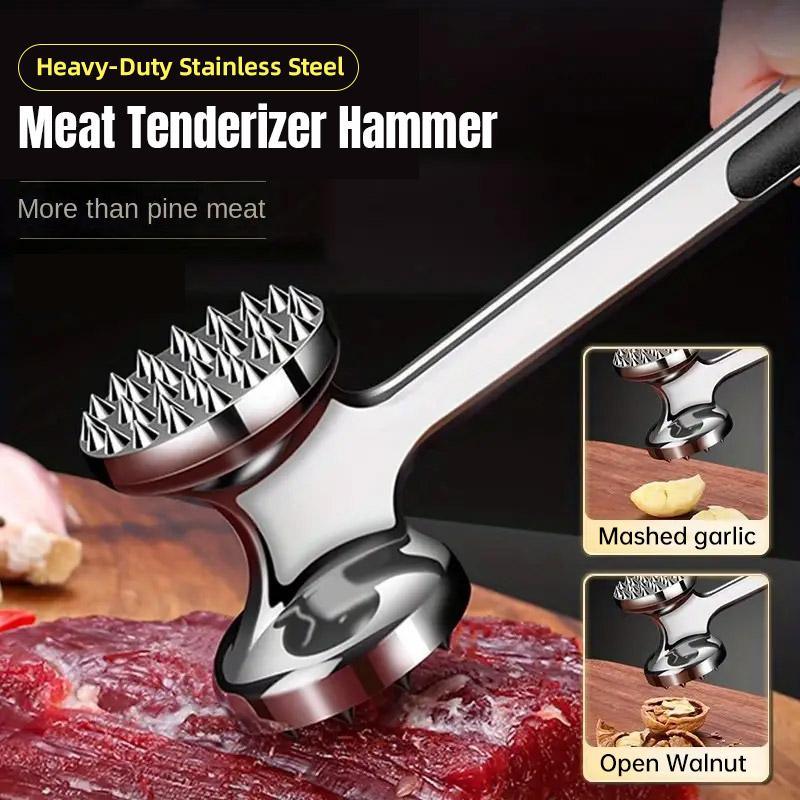 V528-MEAT-HAMMER-670388-202509251416-00 Meat Hammer Kitchen Tenderizing Beating Tool Double Sided Loose Meat Hammer - Image 1