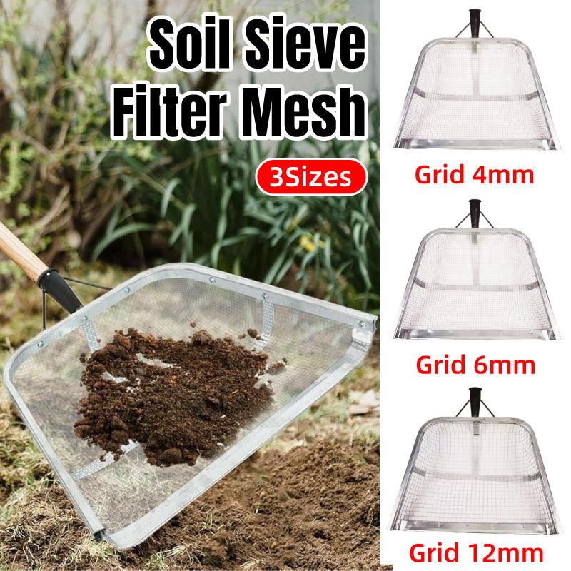 V528-MESH-SCREEN-40MM-665893-202510010327-00 Stainless Steel Soil Sifter Drain Shovel Gardening Mesh Screen Filter Durable - 40MM - Image 1