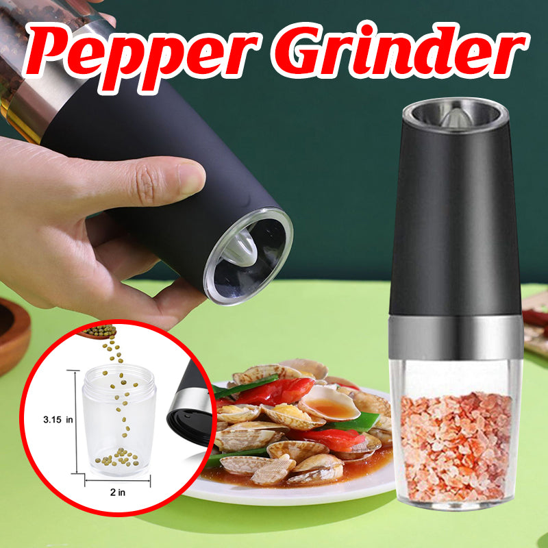 V528-MILLGRINDER-583153-202509251431-00 Automatic Gravity Electric Salt or Pepper Mill Grinder Led Battery-Operated - Image 1