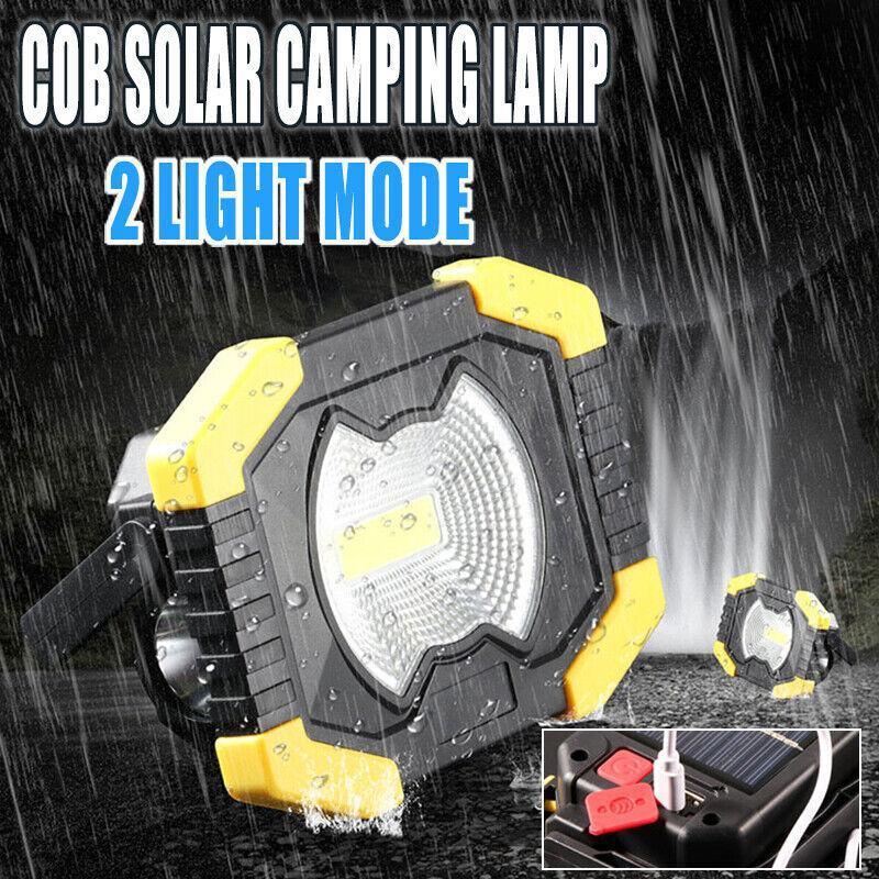 V528-OUTDOORFLOODLAMP-370388-202509251321-00 9000Lm Solar Cob Led Light Rechargeable Outdoor Camping Work Torch Flood Lamp Au - Image 1