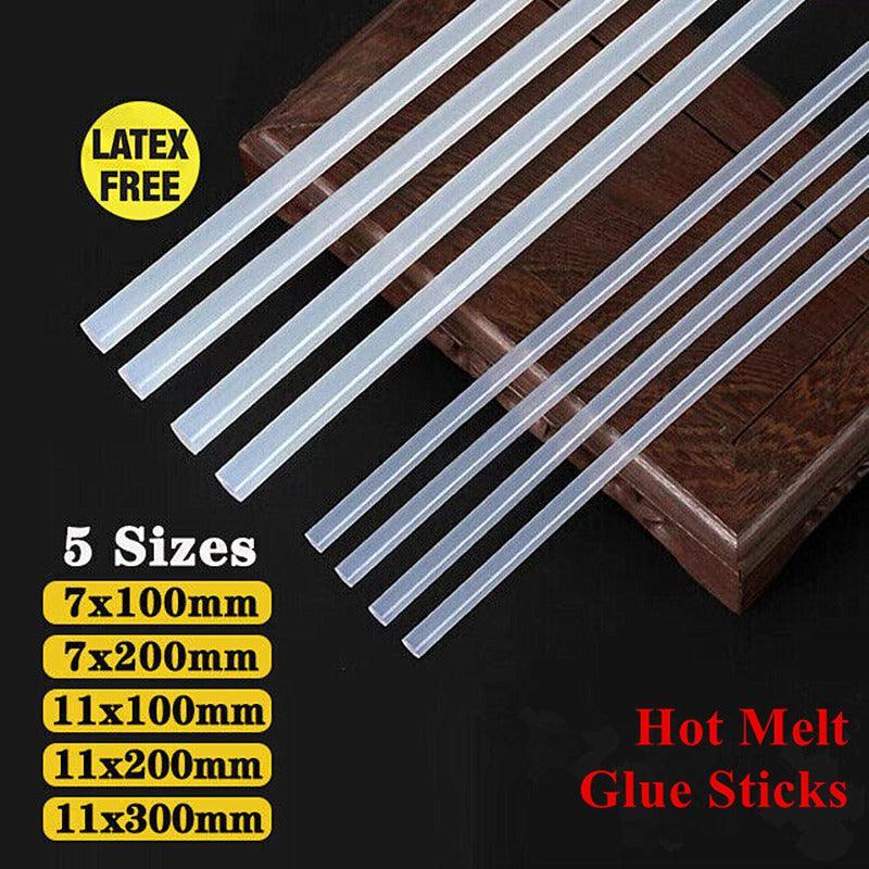 V528-P17MMX100MM-200PCS96727-202510010509-00 Clear Hot Melt Glue Sticks Adhesive Craft Stick for DIY Glue Tool 7mm 11mm - 7mm x 100mm 200pcs - Image 1