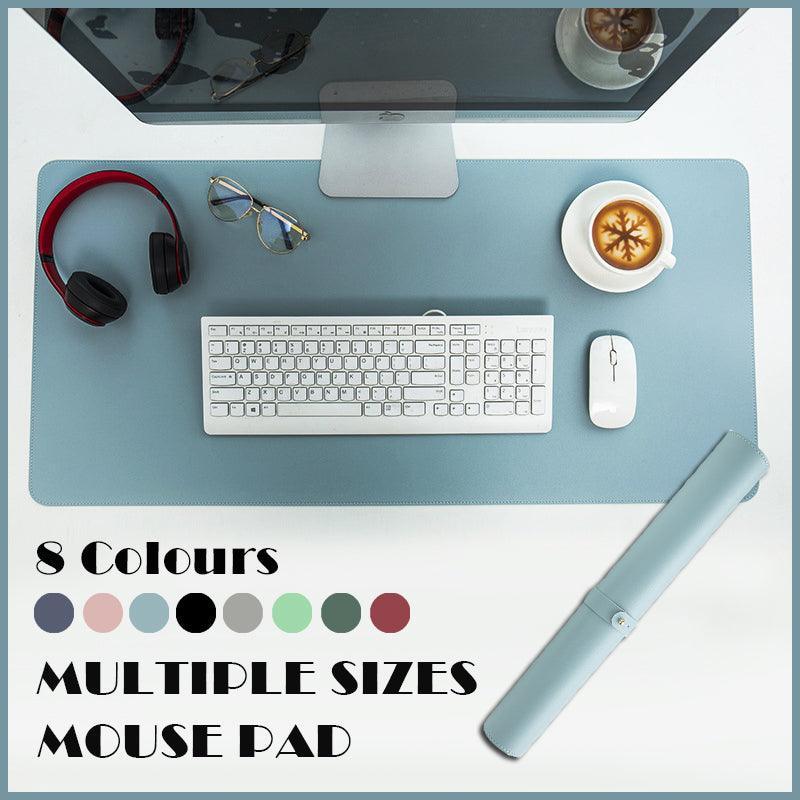 V528-P26-NAVY120X60CM20099-202509301354-00 Large Leather Gaming Mouse Pad Waterproof Desk Keyboard Mat 120 x 60cm - Dark Blue - Image 1