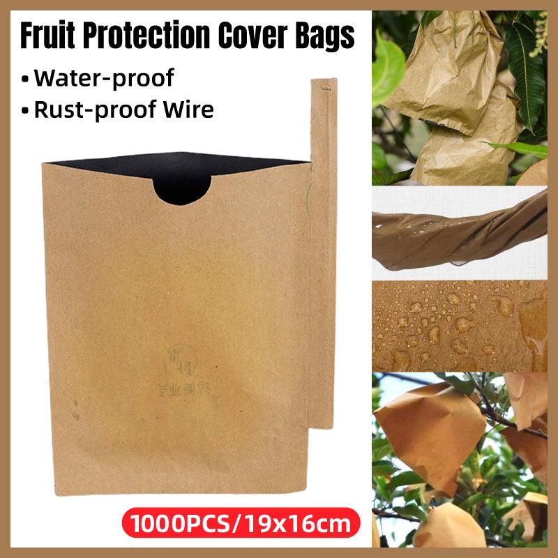 V528-PAPER-BAG-1000PCS-16-19-638673-202509251446-00 Paper Fruit Bags 100pcs Protective Bagging for Orchard Garden Harvest Storage - Image 1