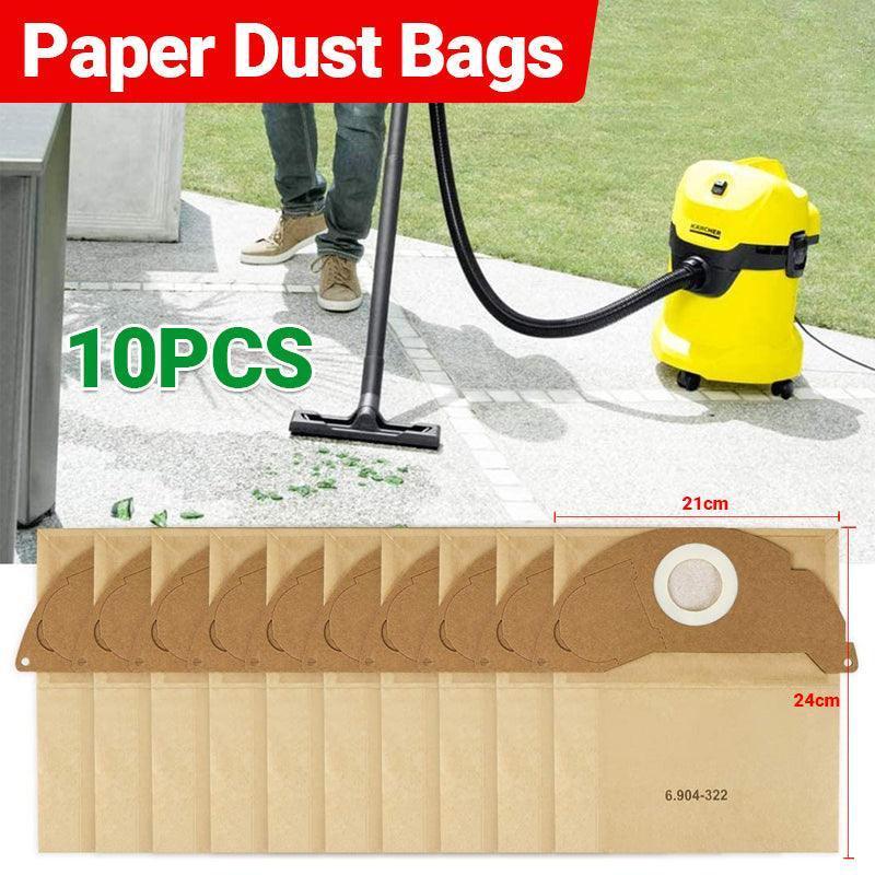 V528-PAPERDUSTBAGS-10PCS-76545-202509291645-00 10Pcs Vacuum Bags for Karcher WD2 MV2 A2004 Models - Image 1