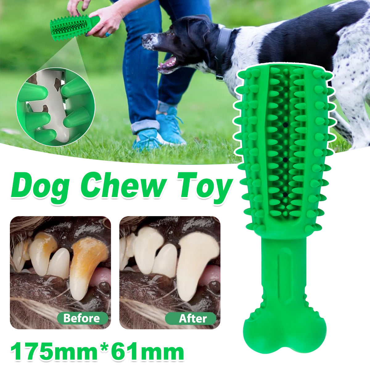V528-PET-TOY-L-787655-202509250941-00 Pet Teething Sticks Dog Chew Toys Teeth Cleaning for Small Dogs Home Daily Use - Image 1