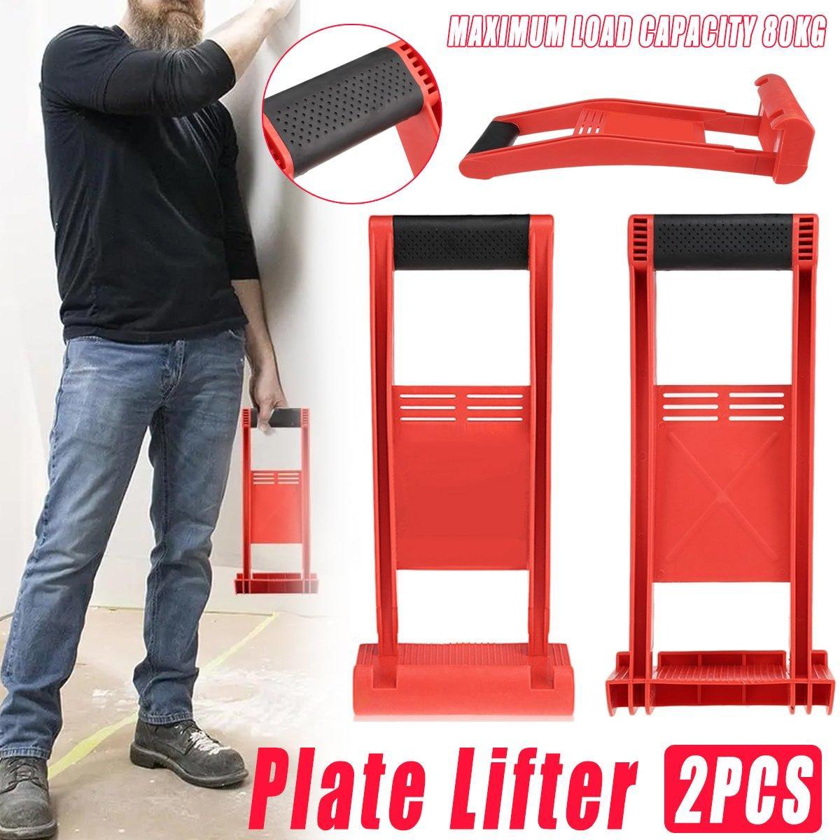 V528-PLATE-LIFTER-2PCS-396844-202509251141-00 Heavy Duty Panel Carrier Drywall Sheet Lifter Board Plywood Holder Lifting Tool - Image 1