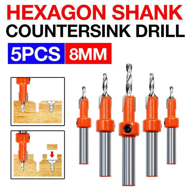 V528-SHANKDRIL-192788-202509291836-00 Hexagon Shank Countersink Drill Bit Woodworking Screw Wood Hole Drill Bit 8Mm - Image 1