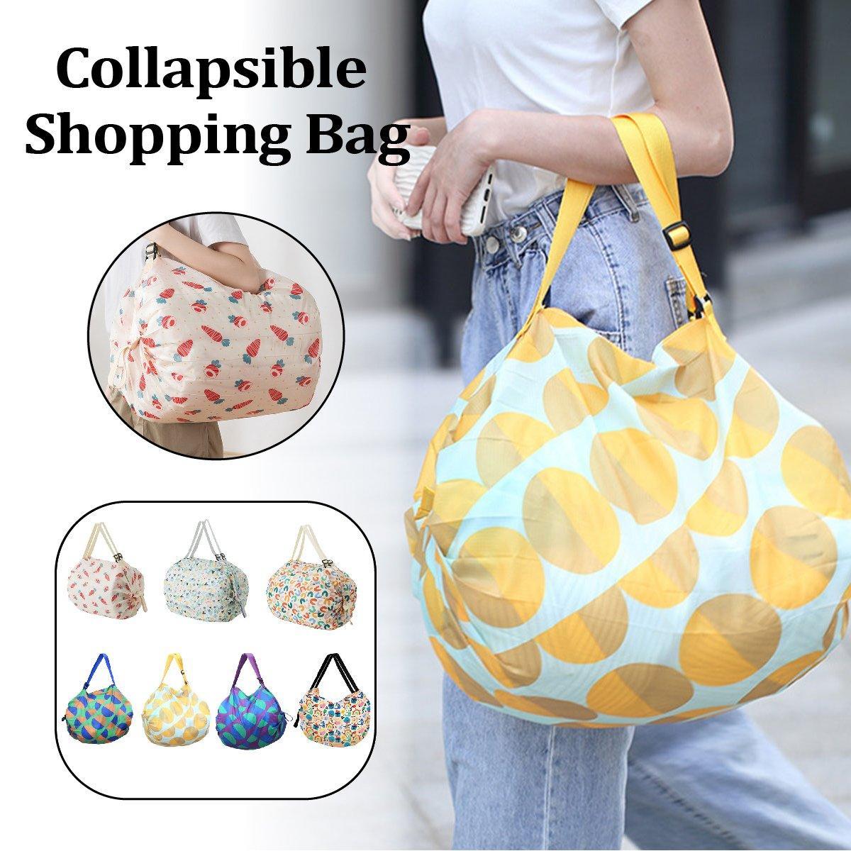 V528-SHOPPING-BAG-DGHLB-712865-202510010336-00 Large Foldable Eco-Friendly Shopping Bag Reusable Thickened Portable Travel Tote - 4 - Image 1