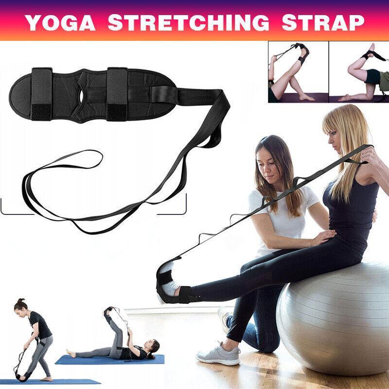 V528-STRETCHBELT-40522-202509291527-00 Adjustable Yoga Stretching Strap Foot Leg Trainer for Flexibility and Balance - Image 1