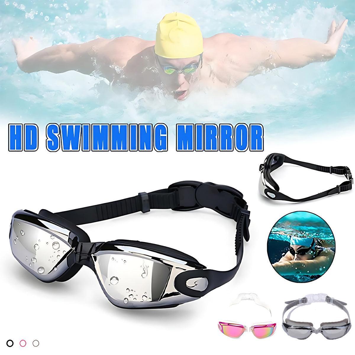 V528-SWIMMINGGOGGLES-PURPLE-168455-202509301154-00 Unisex Swimming Goggles Waterproof Anti Fog Adjustable Swim Glasses for Men Women - Purple - Image 1