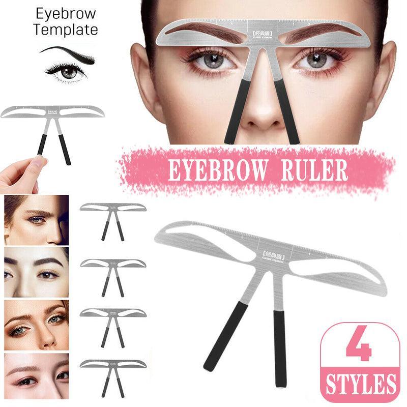 V528-TATTOOEYEBROWKIT-03-986219-202509302227-00 Brow Stencil Shaper Tattoo Eyebrow Kit Ruler 3D Balance Template Makeup Tool Au - #3 Standard Eyebrow - Image 1