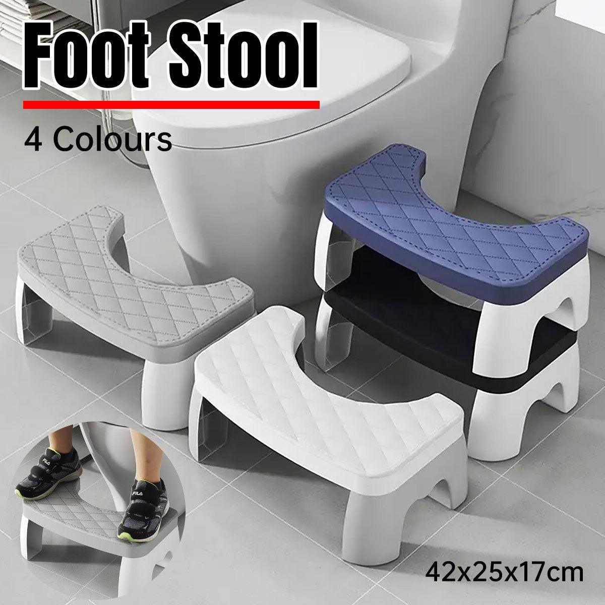 V528-TOILET-STOOL-BLUE-971029-202510011045-00 Toilet Stool Anti-Slip Bathroom Footstool for Home Use with Stable Support Design - Blue - Image 1