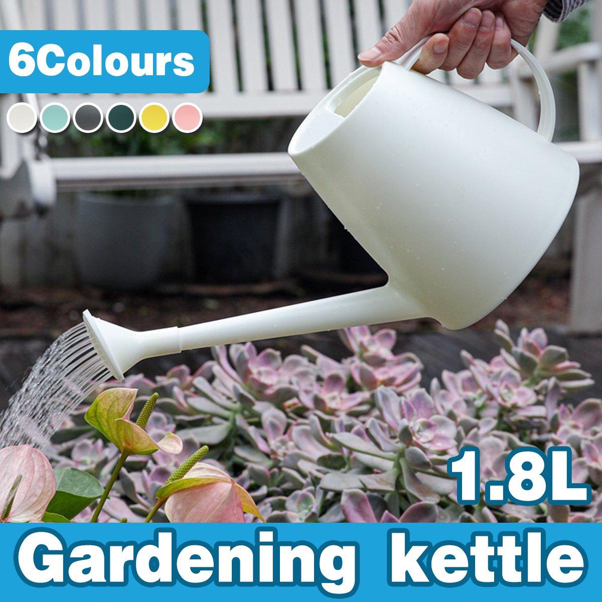 V528-WATERING-CAN-GREEN-818354-202509301454-00 Long Spout Watering Can Garden Sprinkler Gardening Tools for Plants Flowers - Green - Image 1